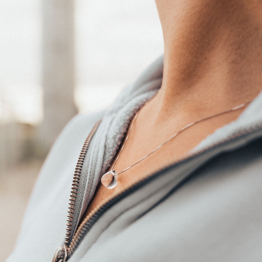 Jewelry Wear The Peace | Water Drop Sterling Necklace