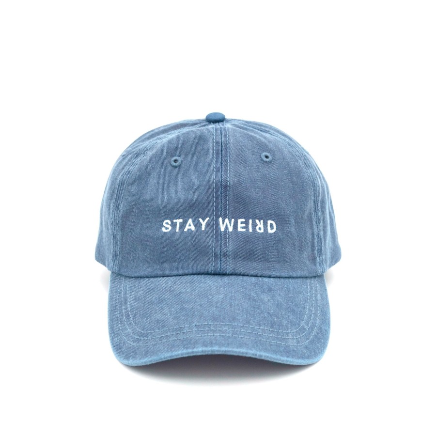 Caps Wear The Peace | Stay Weird Cap Dark Denim