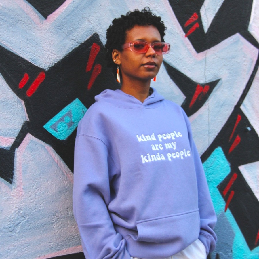 Clothing Wear The Peace | Kind People Embroidered Hoodie