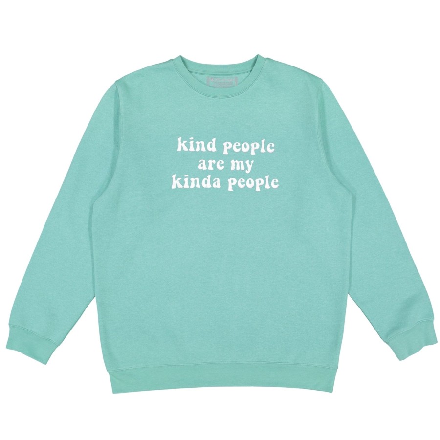 Clothing Wear The Peace | Kind People Embroidered Crewneck