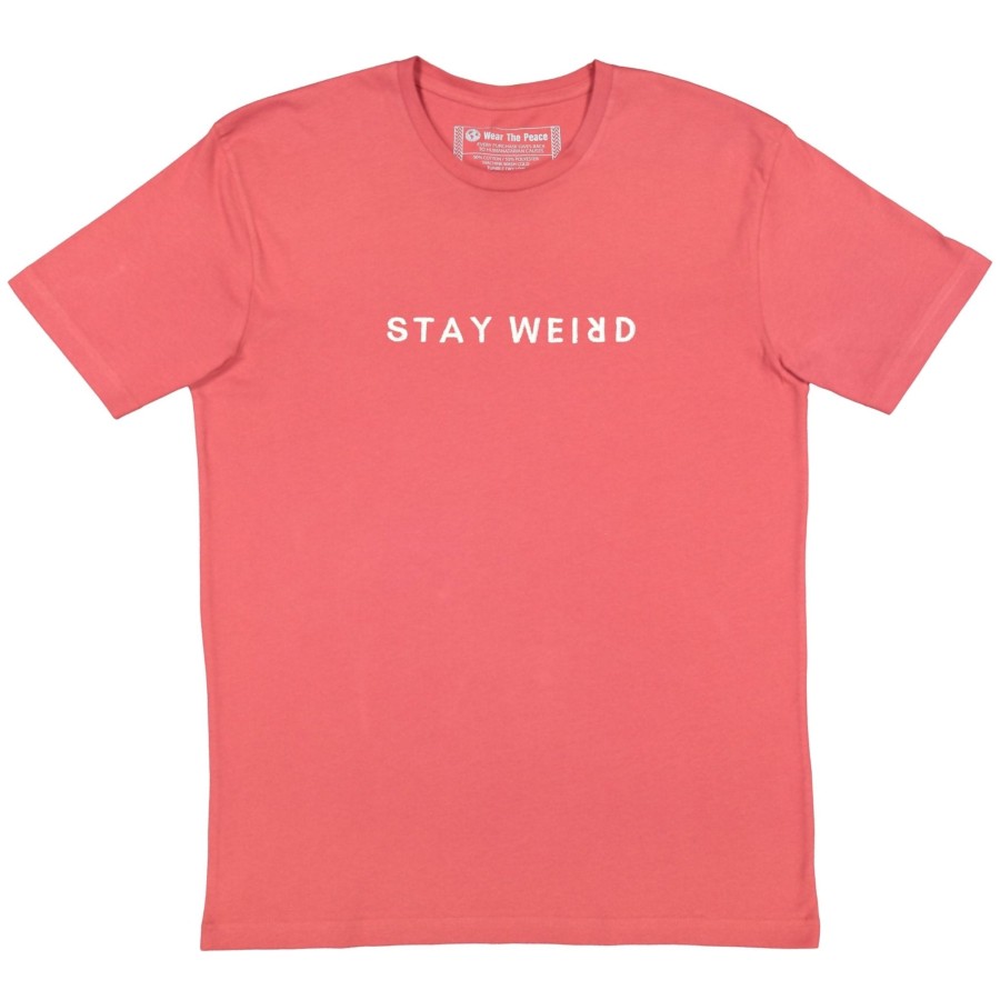 Clothing Wear The Peace | Stay Weird Embroidered Tee