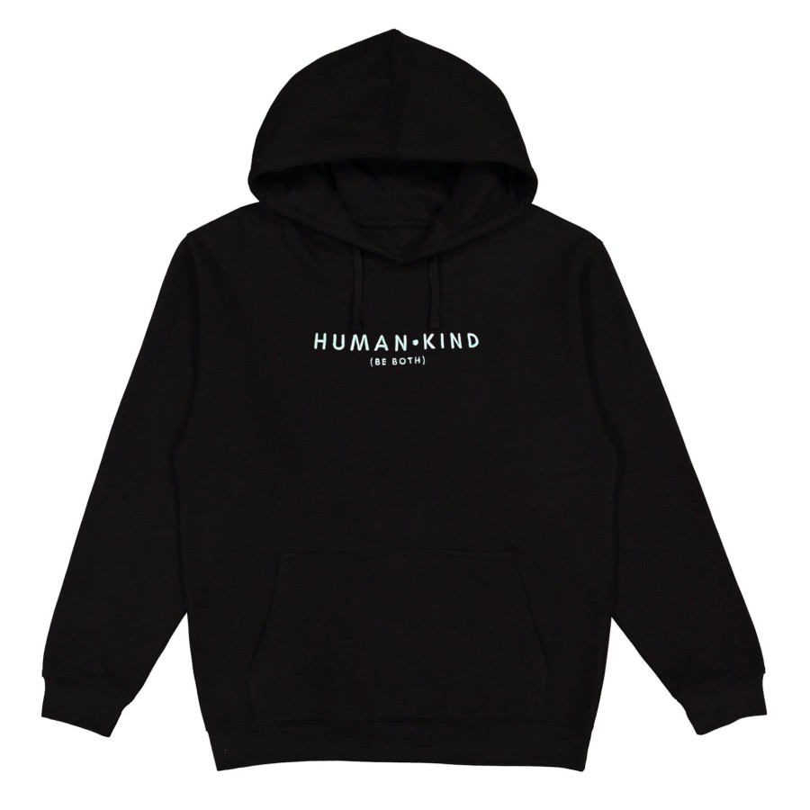 Clothing Wear The Peace | Human Kind Embroidered Hoodie