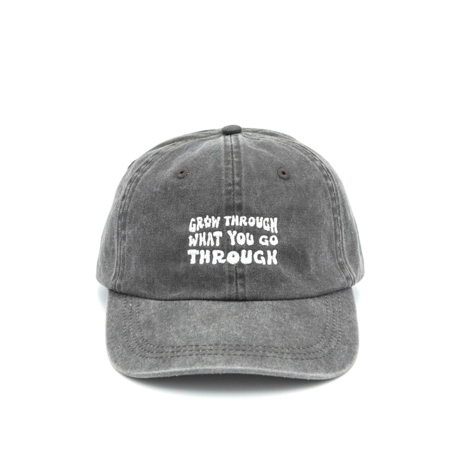 Caps Wear The Peace | Growth Cap Washed Gray