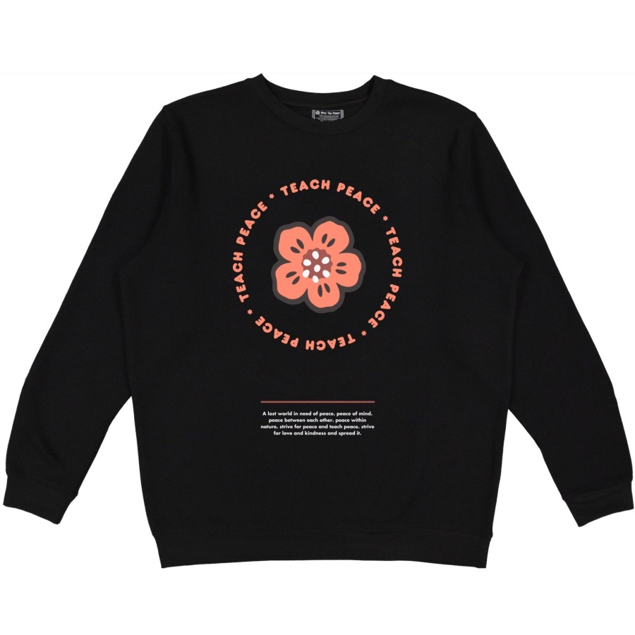 Clothing Wear The Peace | Teach Peace Crewneck