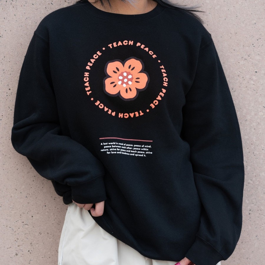 Clothing Wear The Peace | Teach Peace Crewneck