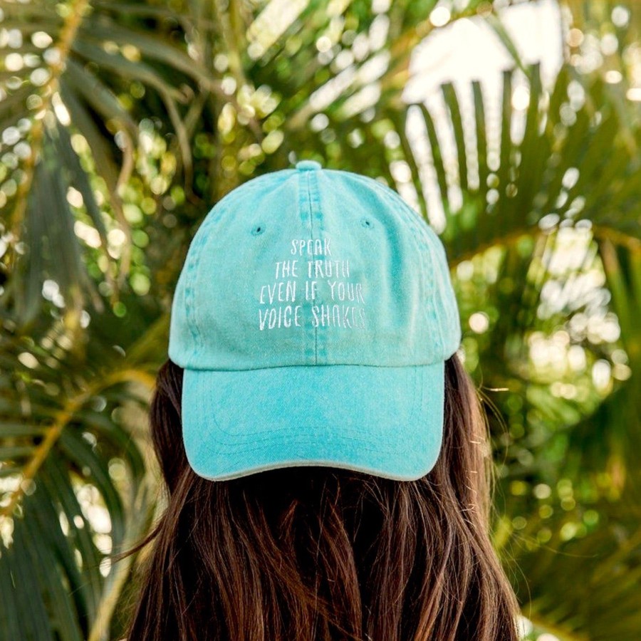 Caps Wear The Peace | Speak The Truth Cap Sea Foam