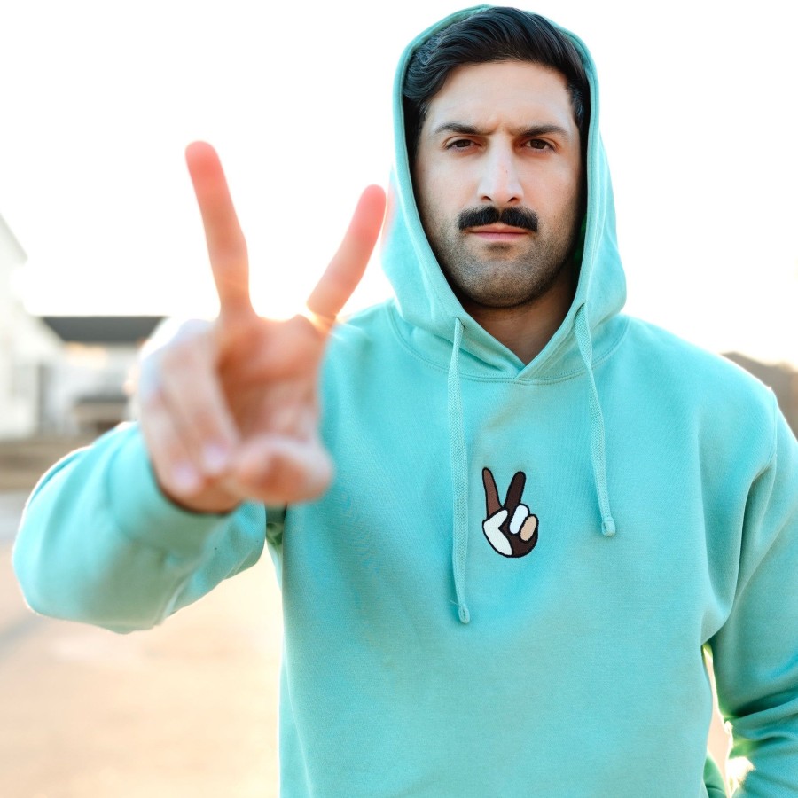 Clothing Wear The Peace | Peace Complexion Embroidered Hoodie