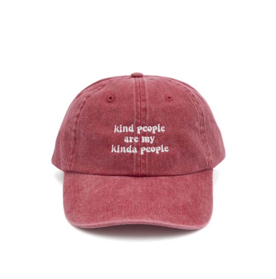 Caps Wear The Peace | Kind People Cap Washed Plum