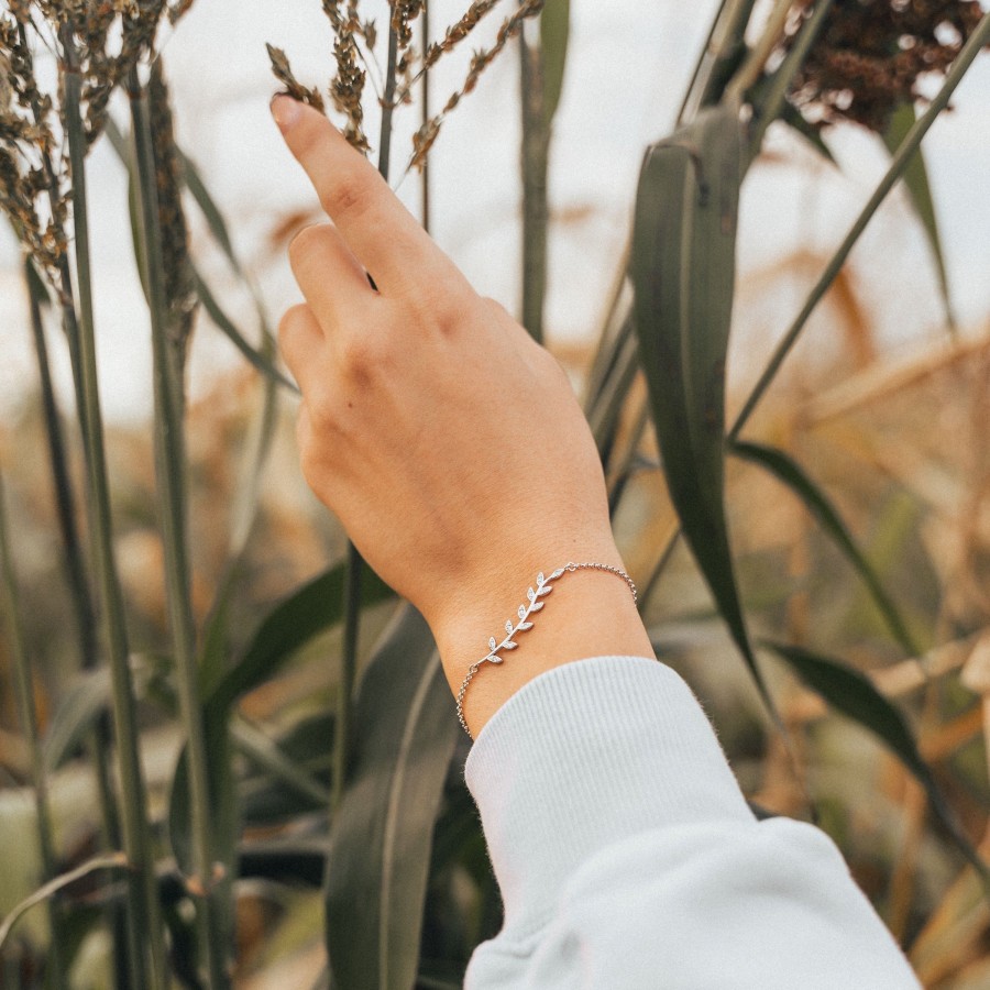 Jewelry Wear The Peace | Olive Branch 925 Sterling Bracelet