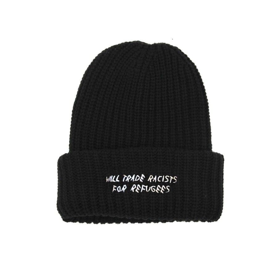 Caps Wear The Peace | Will Trade Racists Embroidered Beanie