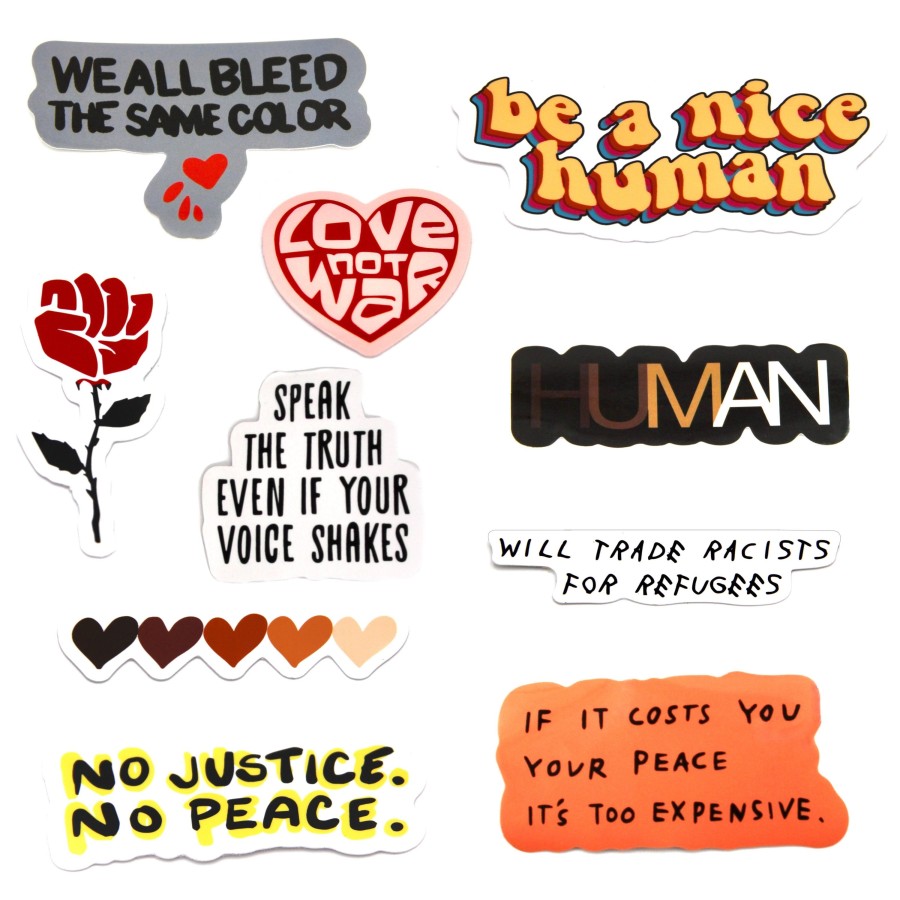 Accessories Wear The Peace | 10 Stickers Bundle Pack