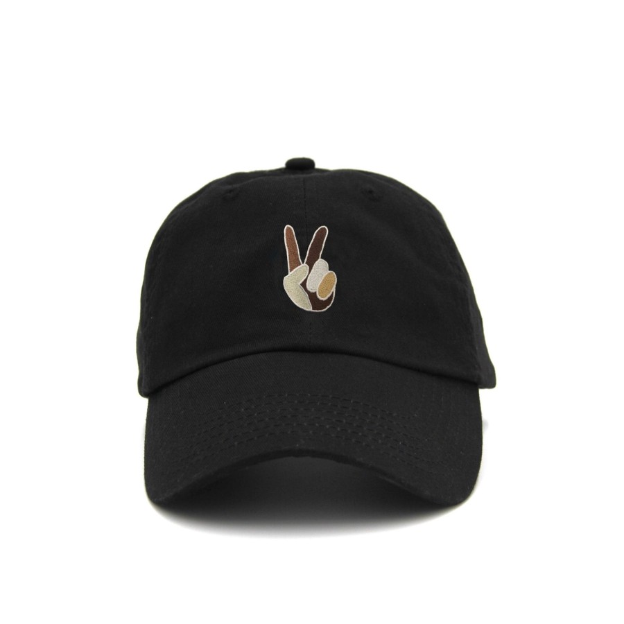 Caps Wear The Peace | Peace Complexion Cap Black