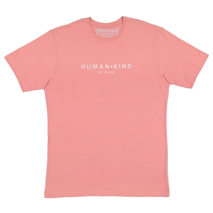 Clothing Wear The Peace | Human Kind Embroidered Tee