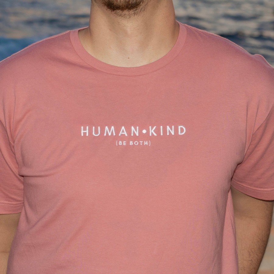 Clothing Wear The Peace | Human Kind Embroidered Tee